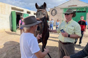 At Chami Domaine Horses visit